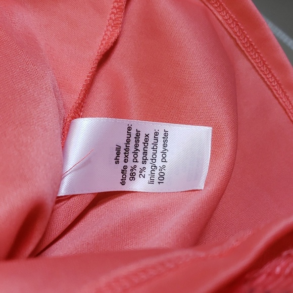 NWT Maurice's peach lace crochet overlay dress size medium - Picture 6 of 6